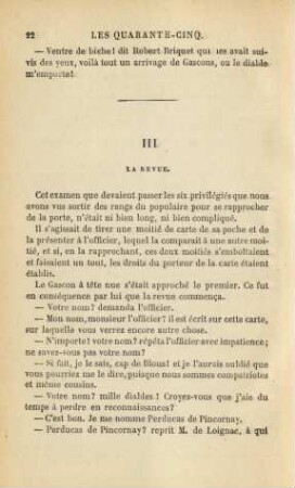 III. La revue