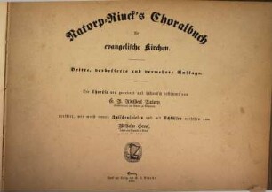 Natorp-Rinck's Choralbuch für evangelische Kirchen