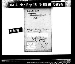 Die Gewerbeerlaubnis für den Karusellbesitzer J. Kampling aus Papenburg