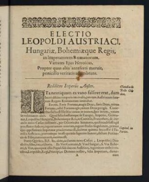 A1r-E2v, Redditus Imperiis Auster