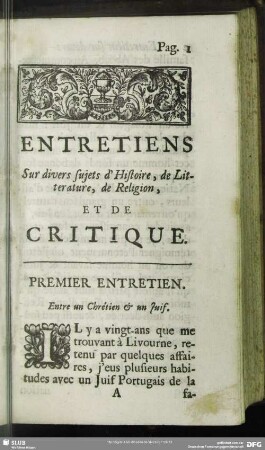 Premier Entretien
