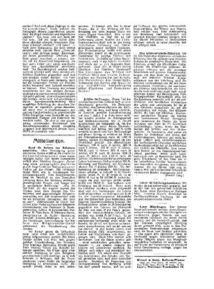 Mitteilungen : 1. Beilage zu Nr. 17 der Pädagogischen Reform
