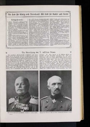 Generaloberst Hermann von Eichhorn.