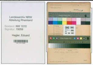 Entnazifizierung Eduard Hagler , geb. 31.08.1910 ()