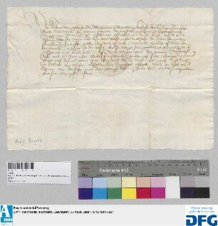 Markgraf und Kurfürst Friedrich von Brandenburg quittiert der Stadt Nürnberg über 500 fl. Leibgeding.