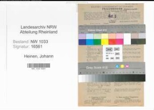 Entnazifizierung Johann Heinen , geb. 22.10.1893 (Polizist)