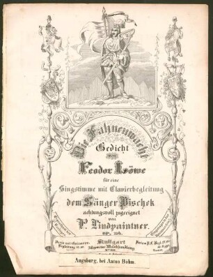 Die Fahnenwacht : für eine Singstimme ; mit Guitarre-Begleitung ; op. 114