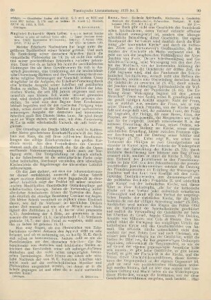 90-91 [Rezension] Benz, Ernst, Ecclesia spiritualis
