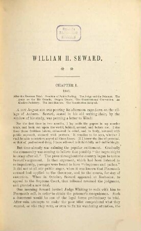 An autobiography : From 1801 - 1834. With a memoir of his life, and selections from his letters 1831 - 1846. By Frederick W. Seward, 2