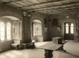 Burg Gnandstein, Palas, Inneres, Rittersaal