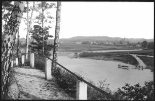 Malter. Talsperre und Blick nach Dippoldiswalde