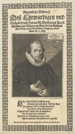 Bildnis des Wolffgang Jacob Christmann