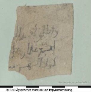 Arabisches Papier mit einem Geschäftsdokument