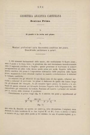 Geometria Analitica cartesiana.