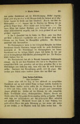 Zum Luther-Jubiläum