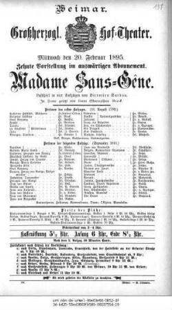 Madame Sans=Gêne