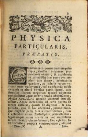 Institutiones Philosophicae Ac Mathematicae : Ad Usum Scholarum Piarum. 4, Tomus Quartus Continens Tractatum De Anima Et Metaphysicam