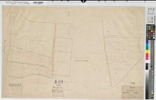 Bochum (Bochum), Teilung der Bochumer Voeden, Bl.1 Brouillonkarte Flur 1
