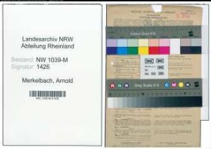 Entnazifizierung Arnold Merkelbach , geb. 09.04.1898 (Lehrer)