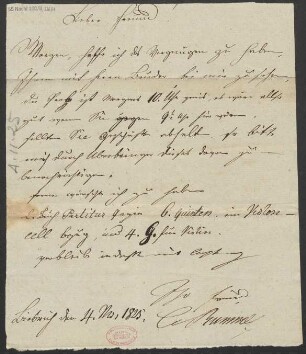 Brief an B. Schott's Söhne : 04.11.1825