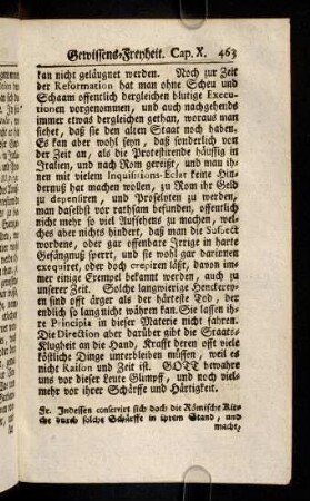 463-468, Fr. Indessen conservirt sich doch die Roemische ...