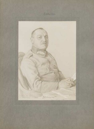 [Bildnis Eugen von] Zoellner