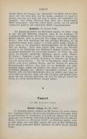 Conzert am 29. Februar 1888