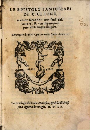 Le Epistole famigliari