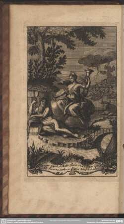 Pauper aqua, Sebete, fluis, sed pauper honor: Ne flueres, sertum Gloria tradit, habe.