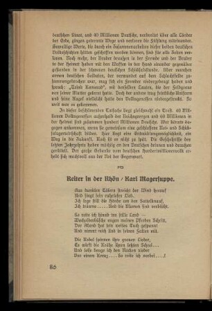 Reiter in der Rhön