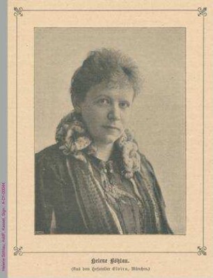 Porträt von Helene Böhlau