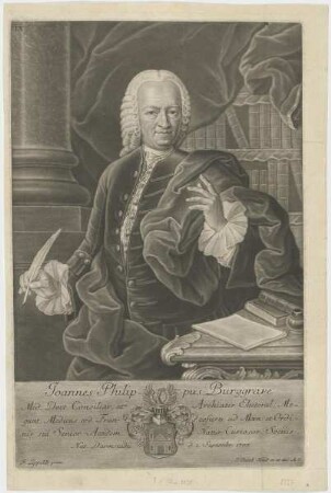 Bildnis des Joannes Philippus Burggrave