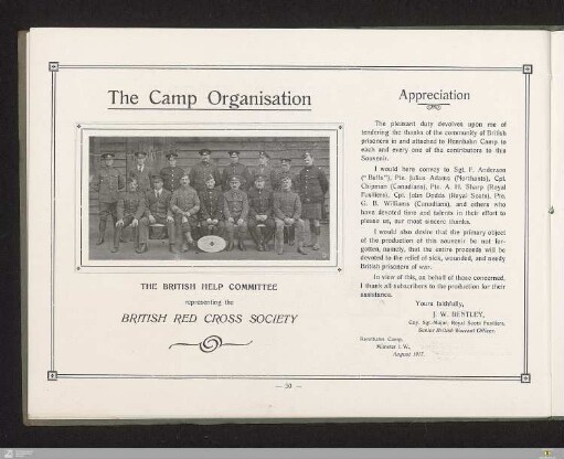 The camp organisation