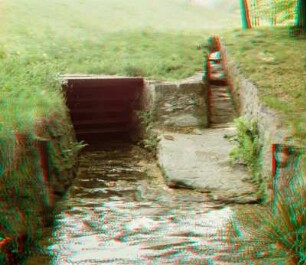 Wasserläufe Freiberg: Erzengler Teich (BED), Ablass und Überlauf