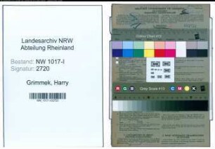 Entnazifizierung Harry Grimmek , geb. 03.11.1910 (Angestellter)