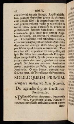 56-66, I. Duae ad Coelum viae patent, Innocentiae una ...