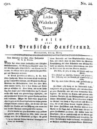 Nr. 24., 24. März 1810