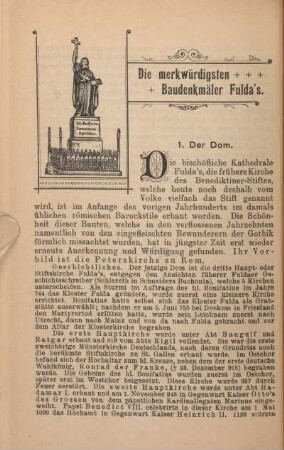 Die merkwürdigsten Baudenkmäler Fulda's.