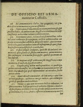 De Officio Re Armamentariae Custodis