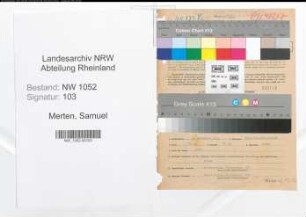 Entnazifizierung Samuel Merten , geb. 09.11.1903 (Landwirt)
