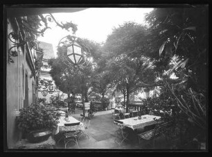 Biergarten bzw. Terrasse Gasthaus Schwan