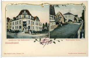 Großröhrsdorf. Bischofswerdaer Straße - Ecke Schillerstraße