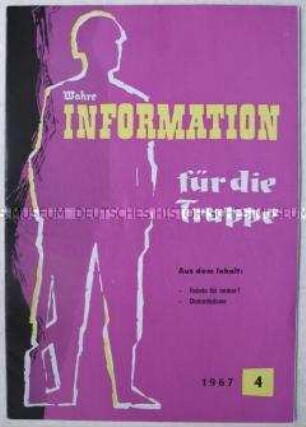 Propagandaheft aus der DDR für die Soldaten der Bundeswehr