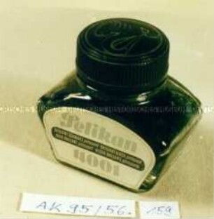 Glasflasche mit Drehverschluss für "Pelikan 4001"