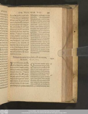 Primum movens immobile, esse aeternum, & unum. Cap. VII.
