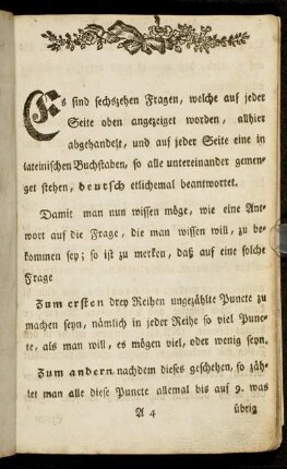 [Das erste Exempel.]