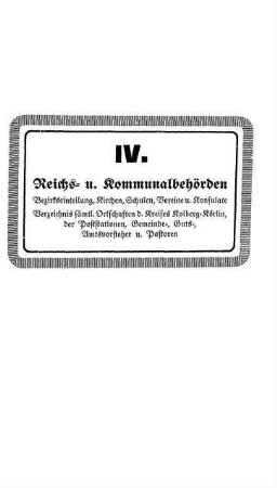 Abschnitt IV.