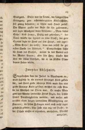 29-36, Zweyter Abschnitt. - Dritter Abschnitt.