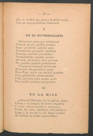 III - En la misa