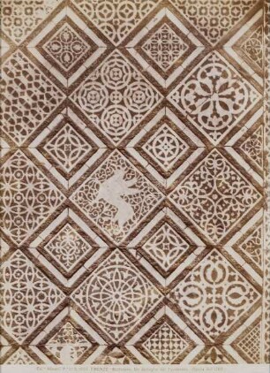 Detail des Fußbodens im Baptisterium, S. Giovanni, Florenz